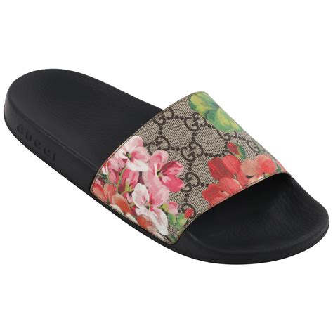 gucci princetown floral slides|Gucci ladies slides.